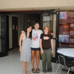 Past Lab Members (from left to right): Hsiao-Ling Lu, Ph.D.; Cymon Kersch, M.S., and Kara Welsh, R.E.U. undergraduate.